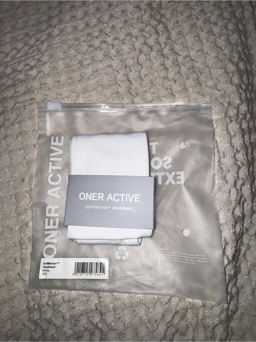 Oner Active White SoftMotion Headband